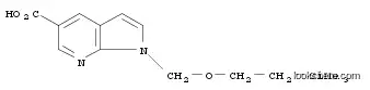 Molecular Structure of 1203955-66-1 (1H-Pyrrolo[2,3-b]pyridine-5-carboxylicacid,1-[[2-(triMethylsilyl)ethoxy]Methyl]-)
